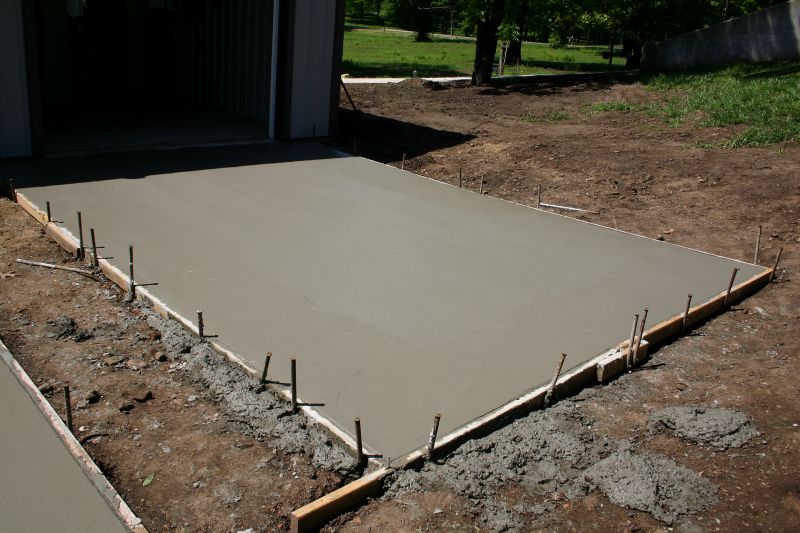 Cement Pad Construction
