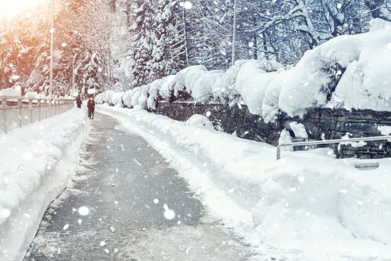 Winter Concrete Installation