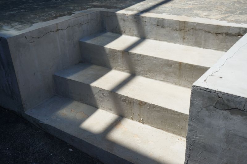 Entryway Steps Installation detail