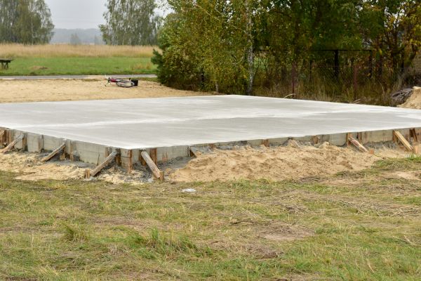 Concrete Base Installation in Bowling Green