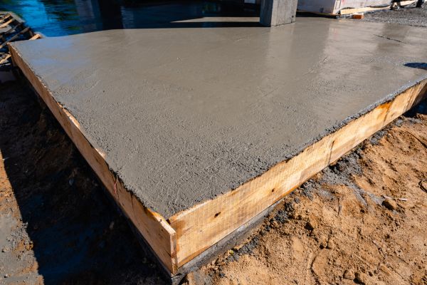 Outdoor Slab Installation in Bowling Green