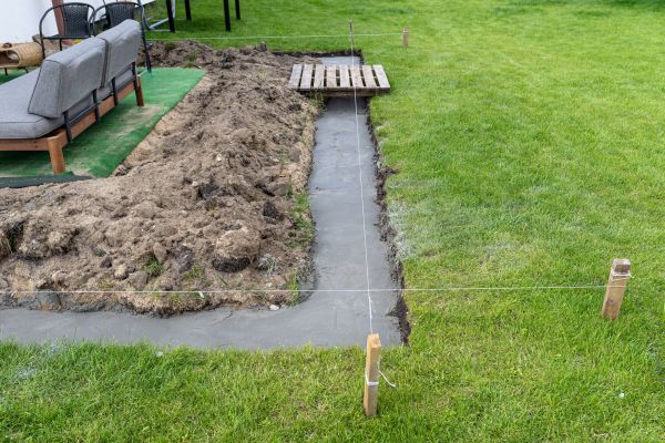 Cement Footer Installation in Bowling Green