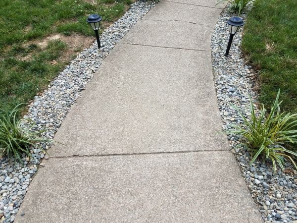 Cement Path Construction in Bowling Green